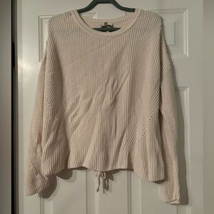 Lucky Brand lace up sweater